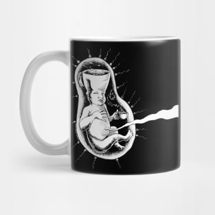 Too Much Coffee Man Fetus Mug